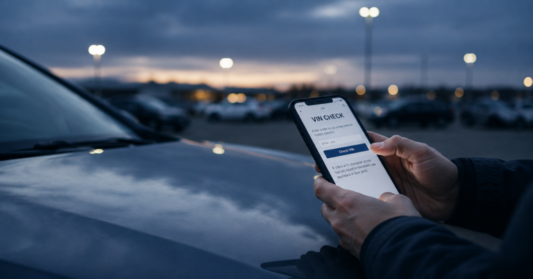 Guide to running a free VIN check using NICB and NHTSA tools