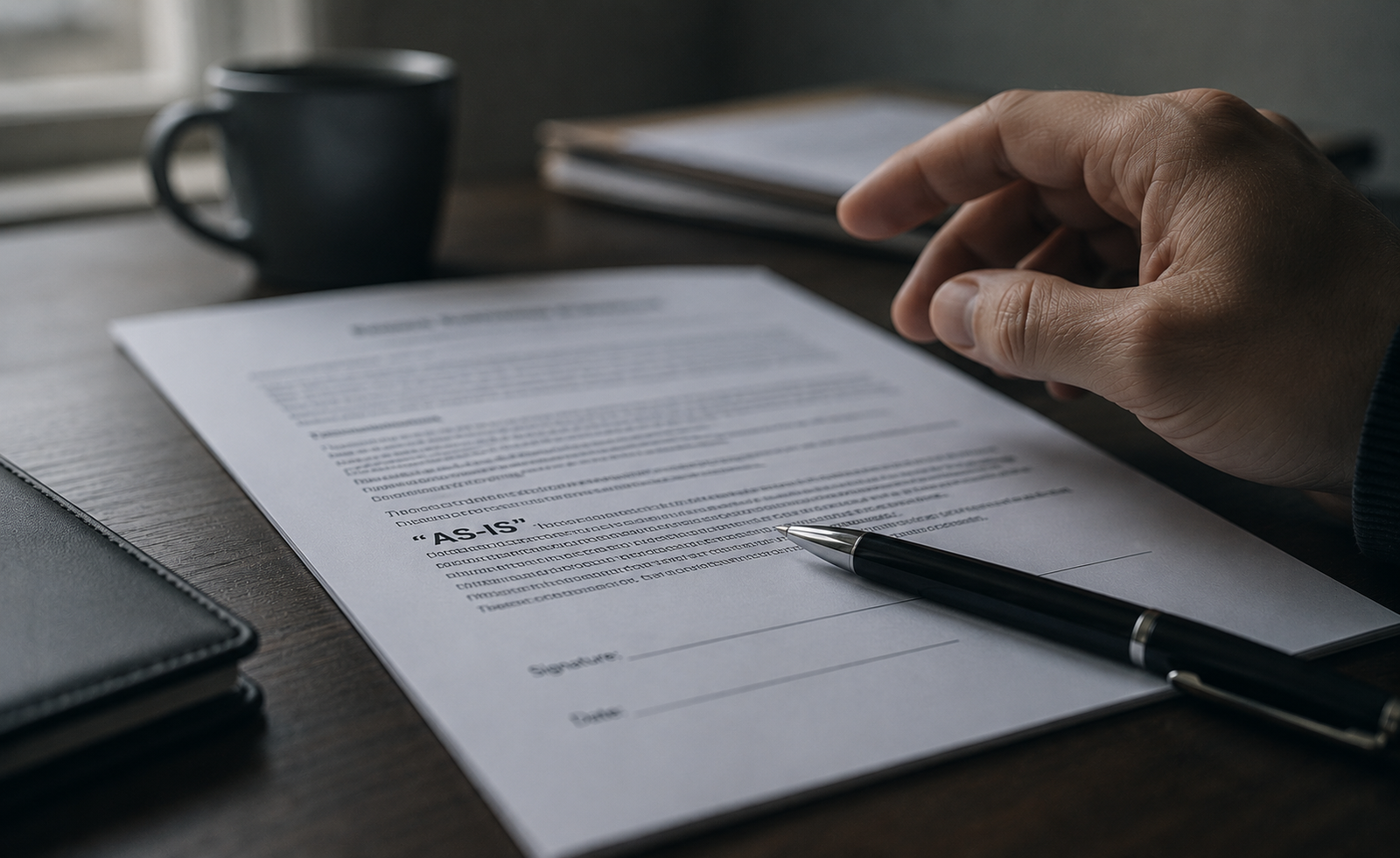 Guide explaining what as-is means when buying a used car and when buyers still have legal rights